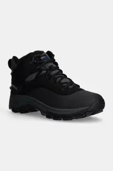 Merrell pantofi Thermo Kiruna 2 Mid Waterproof barbati, culoarea negru, izolat, J037239 imagine