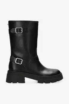 Mexx botine SUMATRA RIVER culoarea negru, cu toc plat, MI001705753W-01 imagine