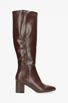 Mexx cizme PLUCK MILA culoarea maro, cu toc drept, MI001800353W imagine