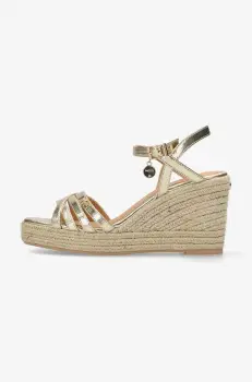 Mexx espadrile NOEMI PAKINA culoarea auriu, toc pana, MI001600751W imagine