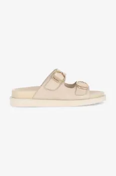 Mexx papuci Nirken femei, culoarea bej, cu platforma, MIBN1900141W imagine