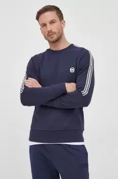 Michael Kors bluza barbati, culoarea albastru marin, cu imprimeu imagine