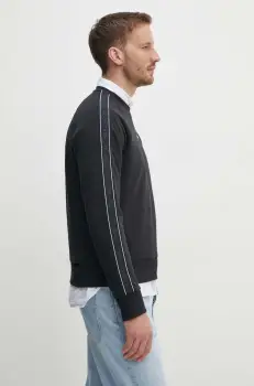 Michael Kors bluza barbati, culoarea negru, cu imprimeu, CT4524C5MF imagine