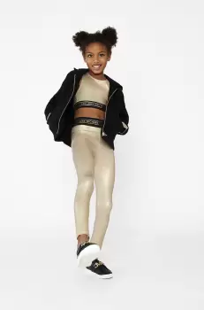 Michael Kors bluza copii culoarea negru, cu imprimeu imagine