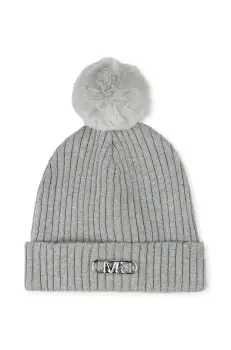 Michael Kors caciula din lana pentru copii culoarea argintiu, R30229 imagine