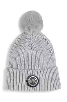 Michael Kors caciula din lana pentru copii culoarea gri, R30223 imagine