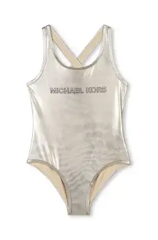 Michael Kors costum de baie dintr-o bucata pentru copii culoarea auriu, R30427 imagine