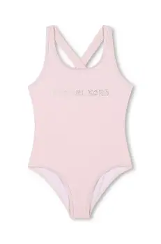 Michael Kors costum de baie dintr-o bucata pentru copii culoarea roz, R30302 imagine