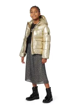 Michael Kors geaca copii culoarea auriu, R30462 imagine