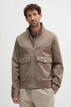 Michael Kors geaca culoarea maro, de tranzitie, CT52096HJQ imagine