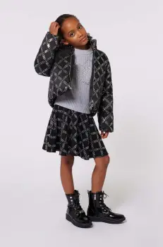 Michael Kors geaca pentru copii culoarea negru, R30191 imagine