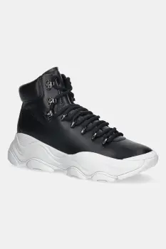 Michael Kors ghete de piele Atlas culoarea negru, 42F5ATFB5L.001 imagine