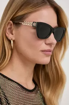 Michael Kors ochelari de soare femei, culoarea negru imagine
