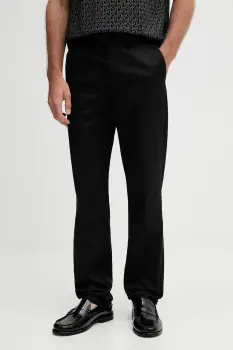 Michael Kors pantaloni culoarea negru, cu fason chinos, CT53054HVS imagine