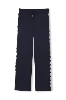 Michael Kors pantaloni de trening din bumbac pentru copii culoarea albastru marin, cu imprimeu, R30330 imagine