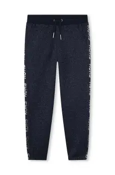 Michael Kors pantaloni de trening pentru copii culoarea albastru marin, cu imprimeu, R30177 imagine