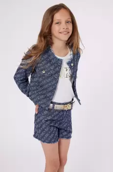 Michael Kors pantaloni scurti din denim pentru copii modelator imagine