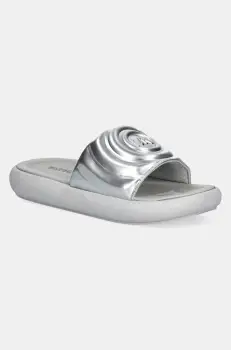 Michael Kors papuci RAELYNN MASYN culoarea argintiu, MK01421040 imagine