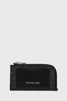 Michael Kors portofel barbati, culoarea negru imagine