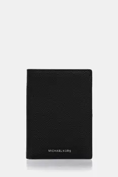 Michael Kors portofel de piele culoarea negru, 39F5LHDE8L imagine
