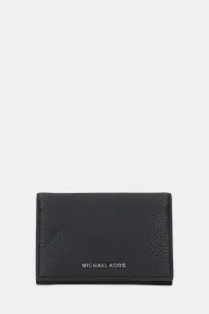 Michael Kors portofel de piele HUDSON culoarea negru, 39S5LHDD6L imagine