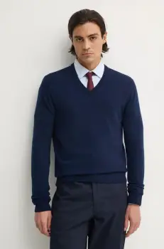 Michael Kors pulover de lana barbati, culoarea gri, light, CF460F87AP imagine