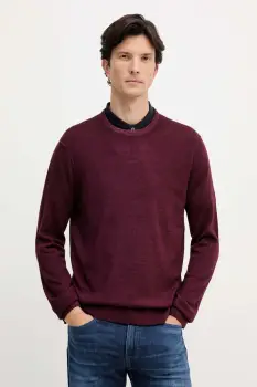 Michael Kors pulover de lana culoarea bordo, light, CF560HW7AP imagine