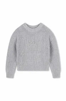 Michael Kors pulover pentru copii din amestec de lana culoarea gri, R30162 imagine