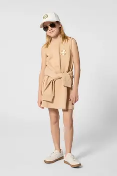 Michael Kors rochie din bumbac pentru copii imagine