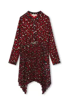 Michael Kors rochie fete culoarea rosu, mini, evazati imagine