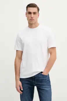 Michael Kors tricou barbati, culoarea alb, uni, CR451V9HFK imagine