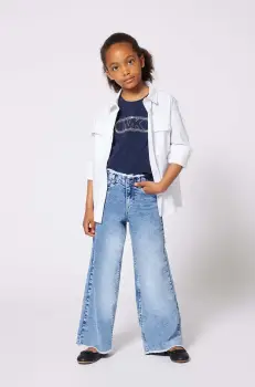 Michael Kors tricou copii culoarea albastru marin, R30318 imagine