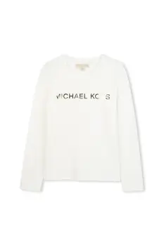 Michael Kors tricou cu maneca lunga din bumbac pentru copii culoare alba R30488 imagine