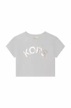 Michael Kors tricou de bumbac pentru copii culoarea gri imagine