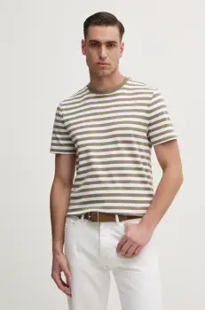 Michael Kors tricou din bumbac barbati, culoarea verde, modelator, CS55FL1HG2 imagine