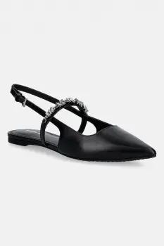 MICHAEL Michael Kors balerini de piele Dina Flex Sling Flat imagine