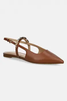 MICHAEL Michael Kors balerini de piele Dina Flex Sling Flat imagine