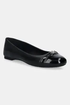 MICHAEL Michael Kors balerini de piele Mandy Flat culoarea negru, 40F5MAFP1A.001 imagine