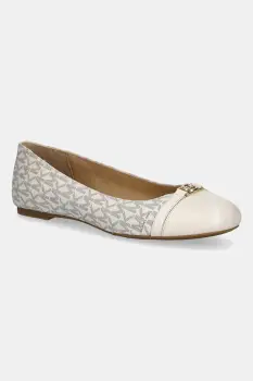 MICHAEL Michael Kors balerini Mandy Flat culoarea bej, 40F5MAFP1L.150 imagine