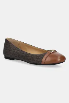 MICHAEL Michael Kors balerini Mandy Flat culoarea maro, 40F5MAFP1L.200 imagine