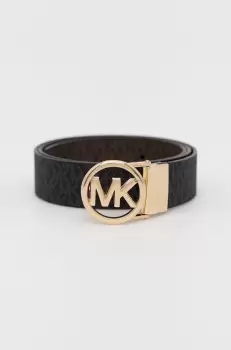 MICHAEL Michael Kors curea cu doua fete femei, culoarea maro imagine