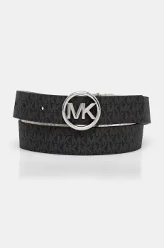 MICHAEL Michael Kors curea cu doua fete femei, culoarea negru imagine