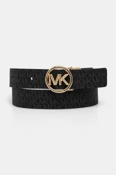 MICHAEL Michael Kors curea cu doua fete femei, culoarea negru imagine