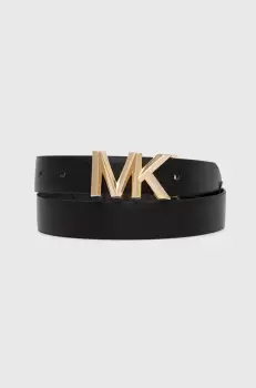 MICHAEL Michael Kors curea cu doua fete femei, culoarea negru imagine