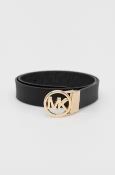 MICHAEL Michael Kors curea cu doua fete femei, culoarea negru imagine