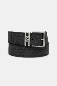 MICHAEL Michael Kors curea de piele cu doua fete femei, culoarea maro imagine