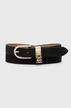 MICHAEL Michael Kors curea de piele femei, culoarea negru imagine