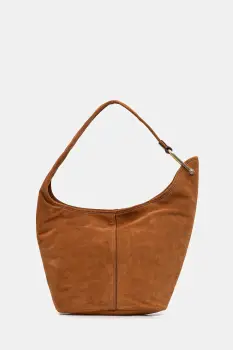 MICHAEL Michael Kors geanta de mana din piele intoarsa culoarea negru, 30F4G2YL6S imagine