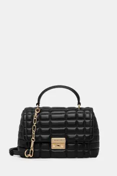 MICHAEL Michael Kors geanta de piele culoarea negru, 30F5G2RS2L imagine