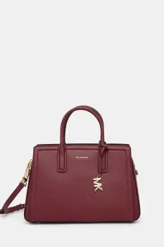 MICHAEL Michael Kors geanta de piele LAILA culoarea bordo, 30R5G9IS6L imagine